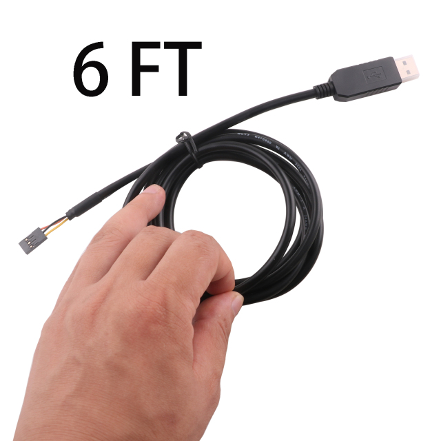 USB to TTL Serial Cable FTDI 3.3V 5V 3P Dupont Header Connector 3 Pins 3V3 UART Adapter