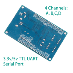 USB TTL Serial Cable 3.3V 5V Multiple Ways 4 Ports Channels Converter Board Module Communication Adapter Dupont Header 4 Pins 4P