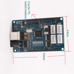USB TTL Serial Cable 3.3V 5V Multiple Ways 4 Ports Channels Converter Board Module Communication Adapter Dupont Header 4 Pins 4P