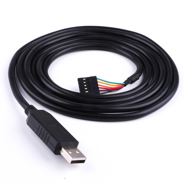 USB to 3.3v TTL Serial Cable 6P Dupont Header UART Converter CP2102 6 Pins 3V3 1.8m