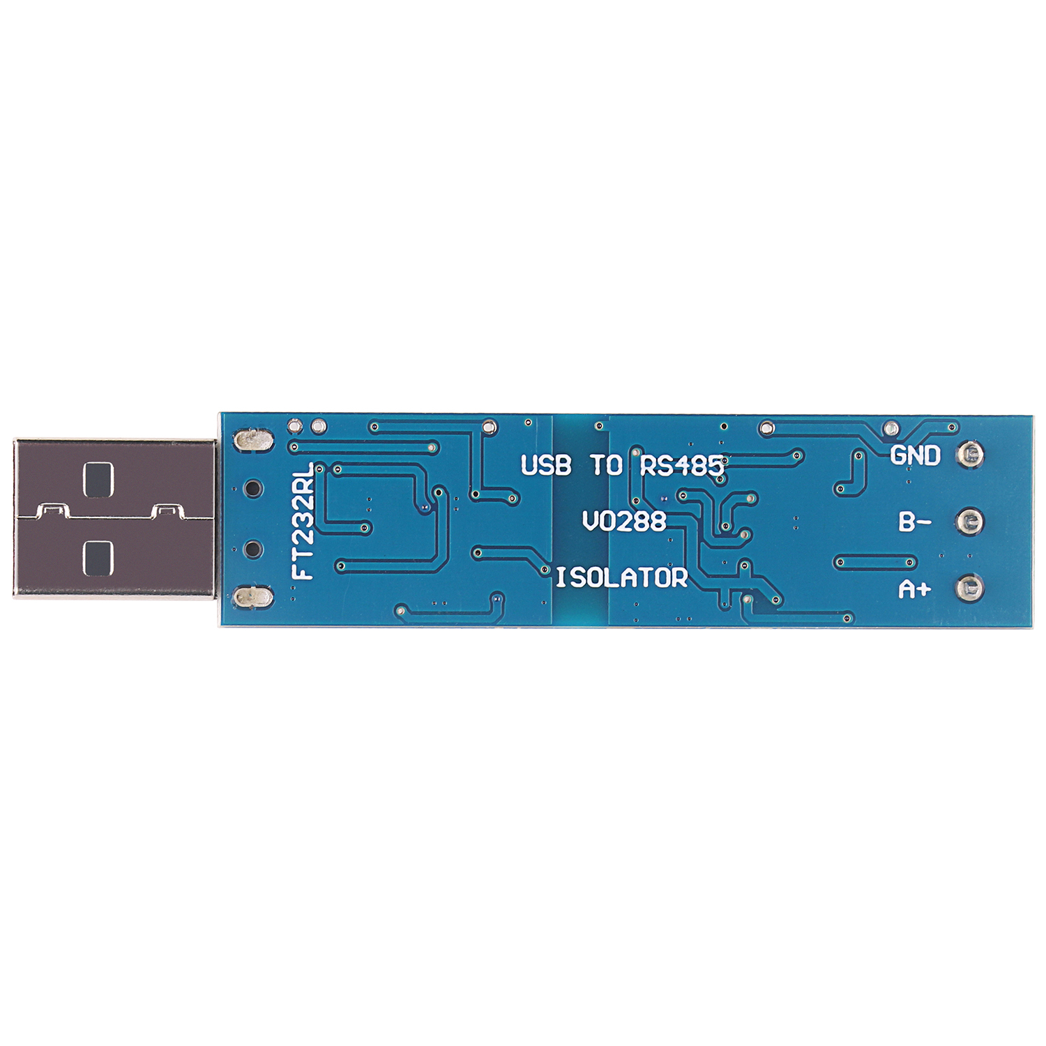 USB to RS485 Serial Converter Isolate Module 3P 3 Pins Screw Terminal Adapter for Win 11 10 Mac OS,Linux