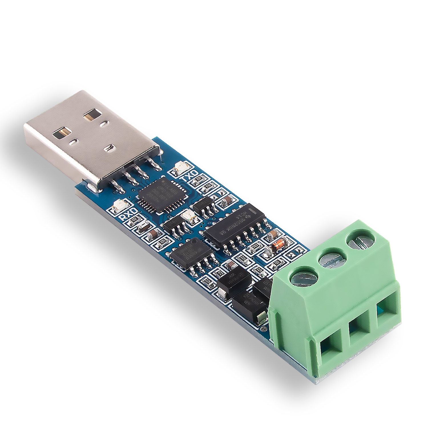 Usb 3p USB to RS485 Serial Converter Module 3P 3 Pins Adapter for Win 11 10 ...