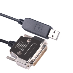 USB to RS232 DB25 Serial FTDI Adapter Cable for Fanuc CNC DNCLINK Configuration Copy Setting
