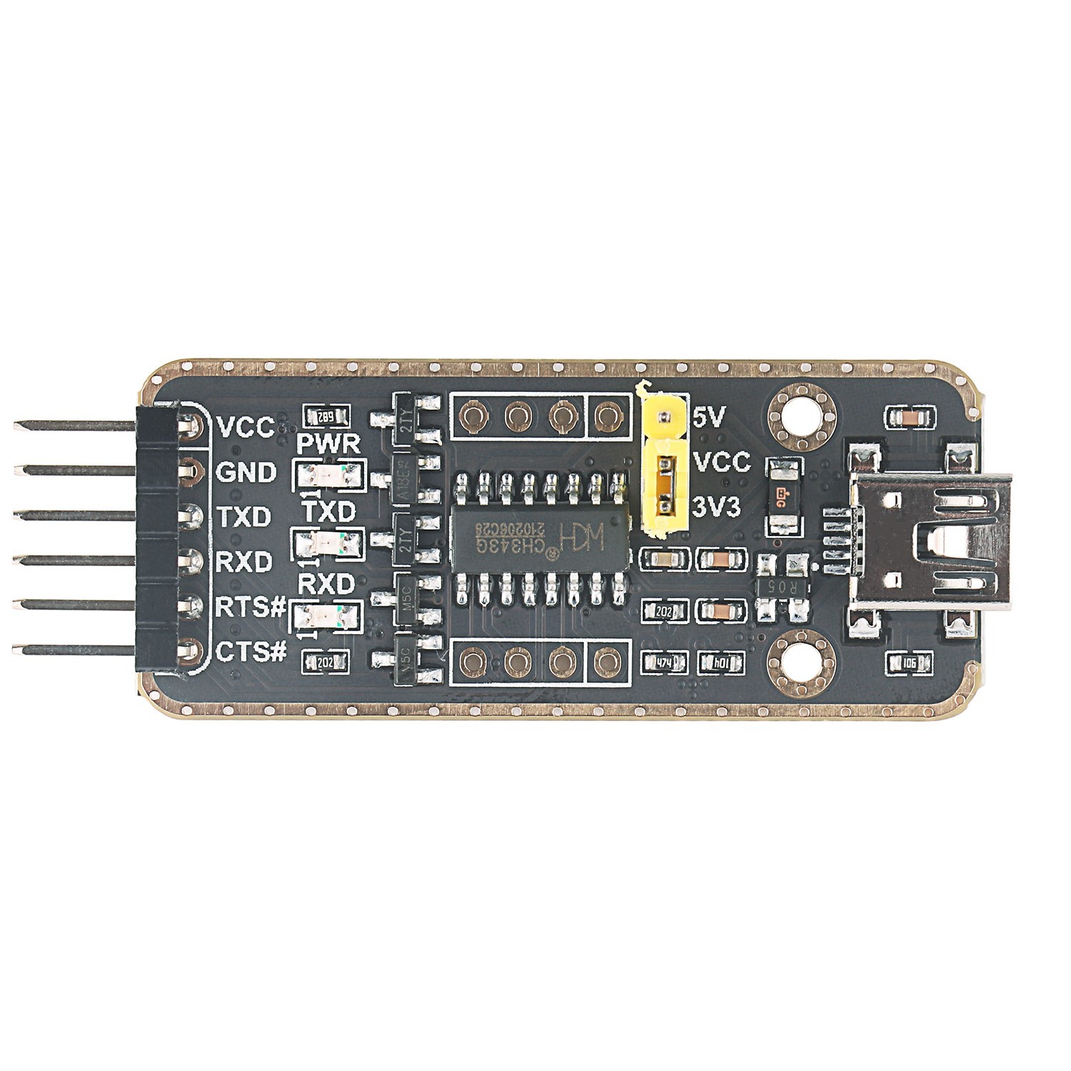 Mini Displayport DP Female to TTL Serial Converter Dupont 3.3V 5V Board Mudel Cable 6 Pins 6P Uart Aadpter