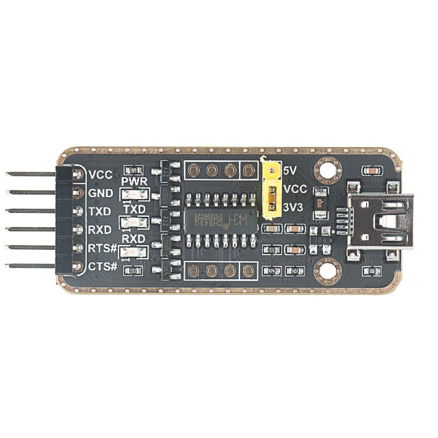 Mini Displayport DP Female to TTL Serial Converter Dupont 3.3V 5V Board Mudel Cable 6 Pins 6P Uart Aadpter