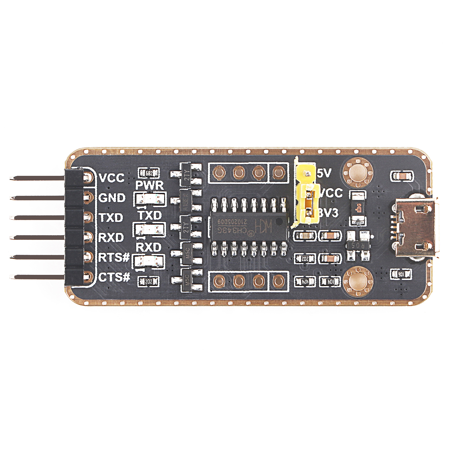 Micro USB to TTL Serial Converter Dupont 3.3V 5V Board Mudel Cable 6 Pins 6P Uart Aadpter