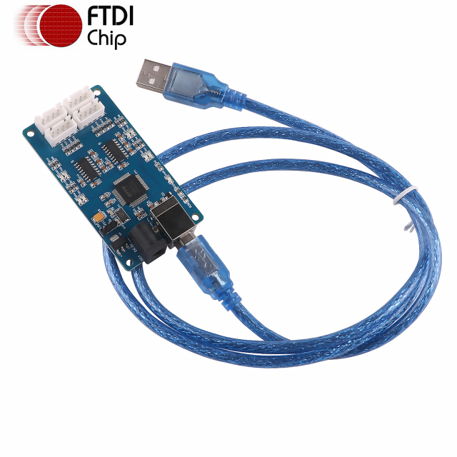 USB Serial Cable RS232 Multiplex Ways 4 Ports Channels Converter Board Module Communication Adapter Dupont Header 4 Pins 4P