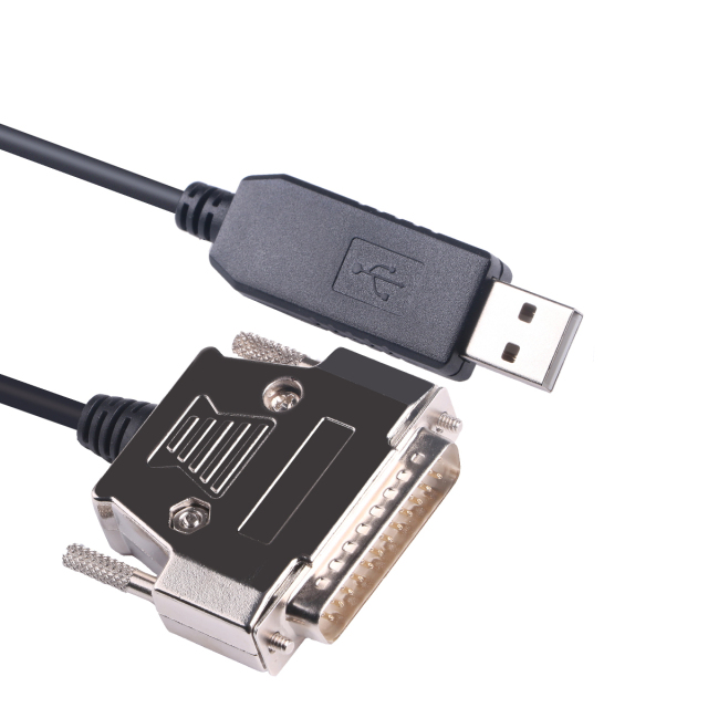 USB Serial Cable for TRS-80 Model 102 100T DB25 D-SUB 25PIN Male Adapter Converter