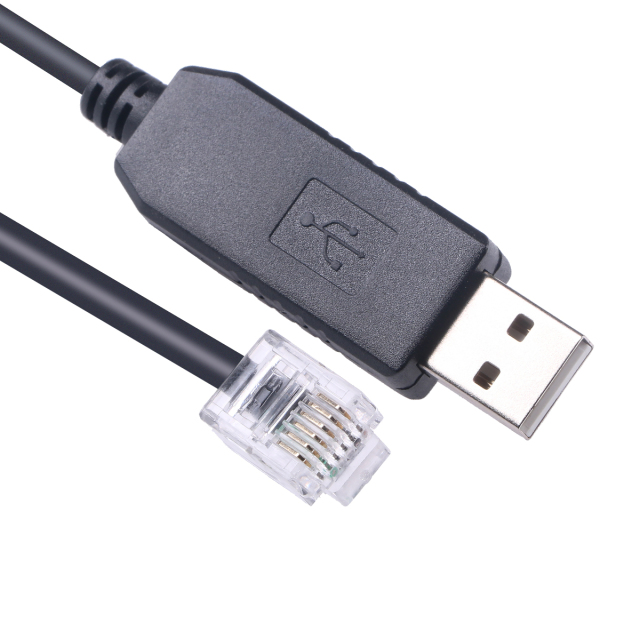 USB Serial Cable for Hirschmann Managed Switch V.24 Management Configuration, RS232 Serial to RJ11 Communication Cable