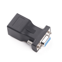 RJ45 to DB9 Adapter RS232 Serial Port COM to RJ45 Male to Female Network Port Converter
