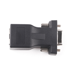 RJ45 to DB9 Adapter RS232 Serial Port COM to RJ45 Male to Female Network Port Converter