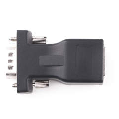 RJ45 to DB9 Adapter RS232 Serial Port COM to RJ45 Male to Female Network Port Converter