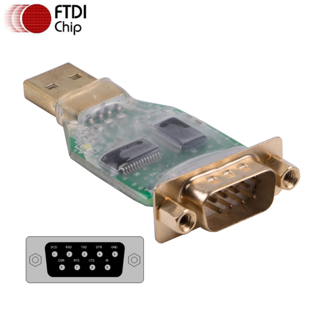 USB to DB9 Mele RS232 Serial Converter Communication Adapter FTDI for Win 11 10 8 7 Mac OS