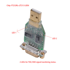 USB to DB9 Mele RS232 Serial Converter Communication Adapter FTDI for Win 11 10 8 7 Mac OS