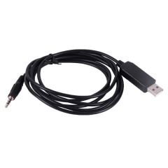 USB to 3.5mm Stereo Audio Jack TRRS RS232 Serial Adapter Converter Cable With 4P TX RX GND VCC CP2102 for Win 11 10 8 Mac OS