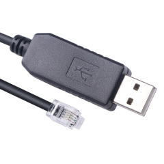 USB RS232 Serial to RJ9 4P4C C7 PC Configuration Cable for Servotronix CDHD Servo Drive