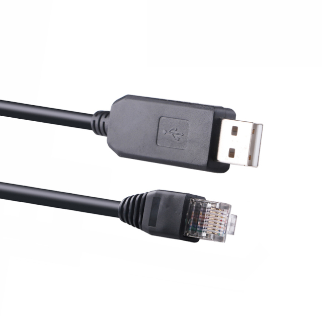 USB Serial Cable for Leadshine EL6 Series Servo Drives Tuning Cable USB to RJ45 RS232 Communication Cable