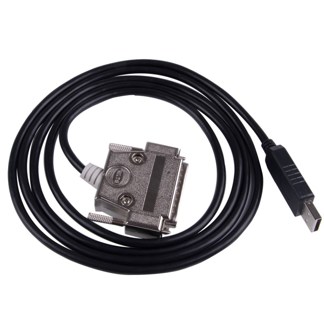 FTDI USB to DB25 Male RS232 Serial Converter Apdater Null Modem Crossover Printer Programming Cable for Epson TM-T88V Printer