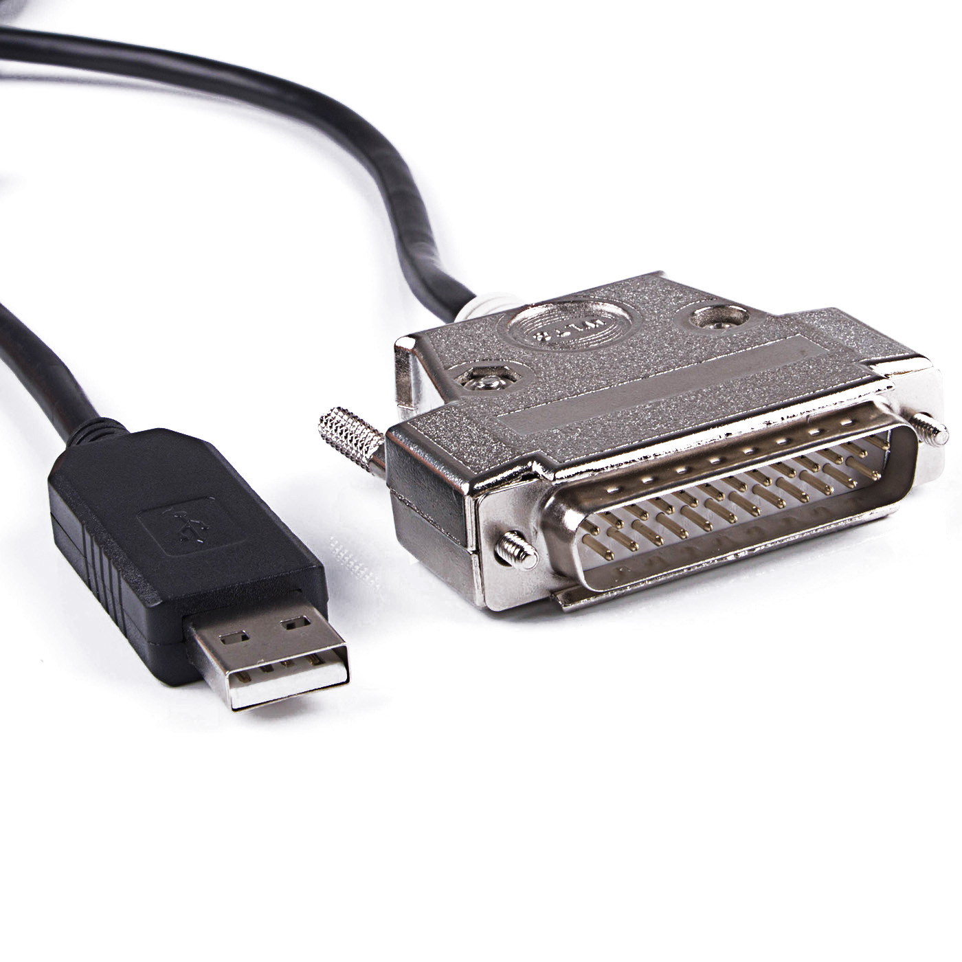 FTDI USB to DB25 Male RS232 Serial Converter Apdater Null Modem Crossover Printer Programming Cable for Epson TM-T88V Printer