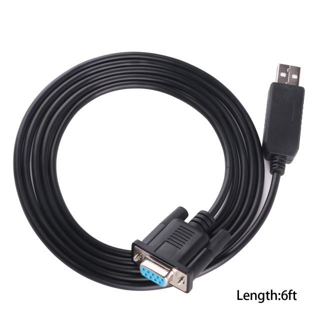 Null Modem Adapter Cable PL2303 USB to RS232 Serial D-sub 9 Pin DB9 Female Crosswire rollover Converter Cable