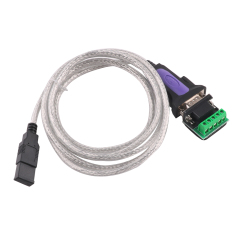 USB to DB9 Male RS232 Serial Cable FTDI Standard DB9 Male 9 Pin 9P with DB9 to Screw Terminal Adapter