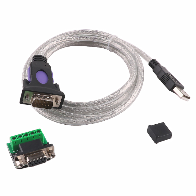 USB to DB9 Male RS232 Serial Cable FTDI Standard DB9 Male 9 Pin 9P with DB9 to Screw Terminal Adapter
