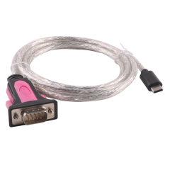USB Type C USBC Typec to RS232 Serial Cable Converter PDA DB9 Male 9 Pin Cable Adapter FTDI for Win 11 10 7 8.1