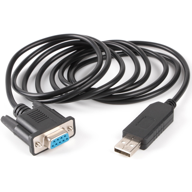 Null Modem Adapter Cable PL2303 USB to RS232 Serial D-sub 9 Pin DB9 Female Crosswire rollover Converter Cable