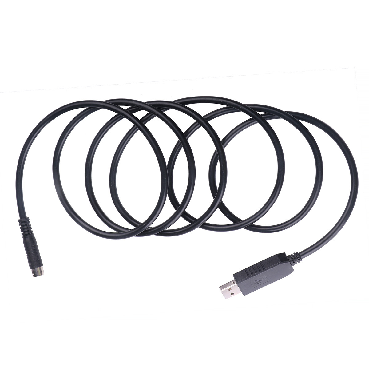 PLC Micrologix Cable,USB Interface Compatible PLC Micrologix 1000 1200 1400 Series with USB-1761-CBL-PM02 8 Pin Round Aapater,