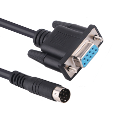 PLC Micrologix Cable,DB9 Interface Compatible PLC Micrologix 1000 1200 1400 Series with USB-1761-CBL-PM02 8 Pin Round Aapater