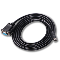 PLC Micrologix Cable,DB9 Interface Compatible PLC Micrologix 1000 1200 1400 Series with USB-1761-CBL-PM02 8 Pin Round Aapater