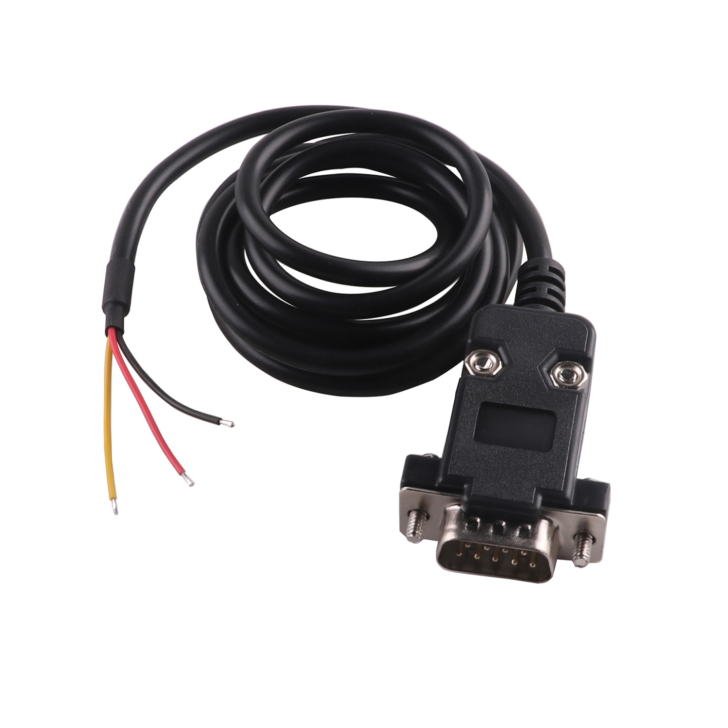 DB9 D-Sub 9 Pin Male/Female RS232 to Wire End Serial Adapter Converter 3 Pins 3P Cable