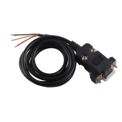 DB9 D-Sub 9 Pin Male/Female RS232 to Wire End Serial Adapter Converter 3 Pins 3P Cable