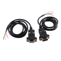 DB9 D-Sub 9 Pin Male/Female RS232 to Wire End Serial Adapter Converter 3 Pins 3P Cable