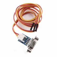 DB9 Female RS232 Serial Adapter Converter to 3 Pin 3P 2.54mm Dupont Data Cable