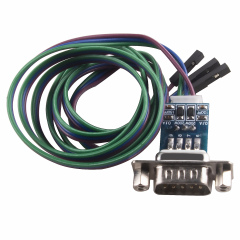DB9 Male RS232 Serial Adapter Converter to 3 Pin 3P 2.54mm Dupont Data Cable