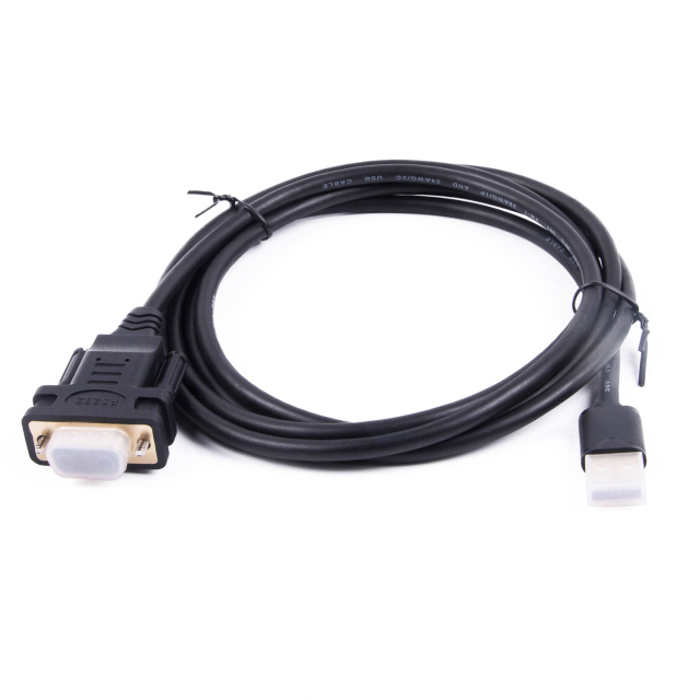 USB to RS232 Serial Cable Converter PDA DB9 Male 9 Pin Cable Adapter FTDI for Win 11 10 7 8.1 XP Vista Mac OS Linux