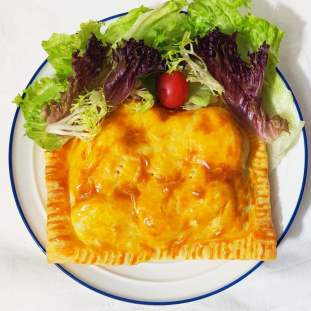 Ham, Mushrooms and Cheese Ravioli