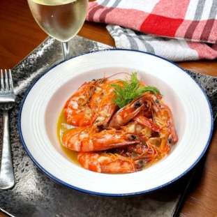 Prawns in Honey Wine Sauce