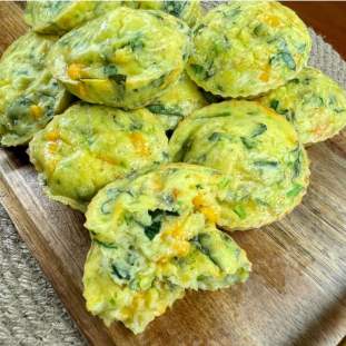 Zucchini Mozzarella Bites