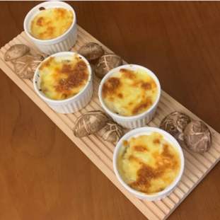 Small Mushroom-Bacon Casseroles