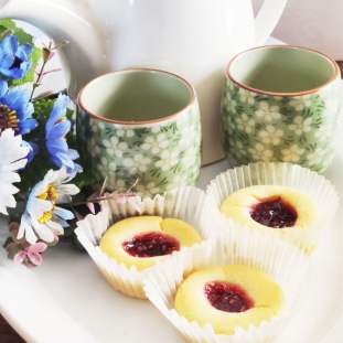 Hallongrottor Jam Cookies