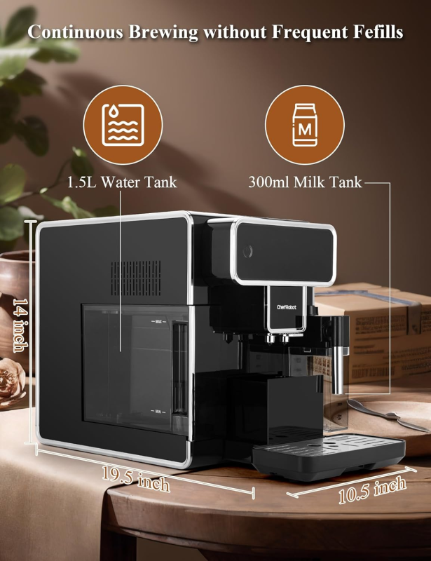 ChefRobot Automatic Espresso Machine Coffee Maker