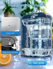 ChefRobot Smart Nugget Ice Maker – 34 lbs/Day Stainless Steel Countertop Machine
