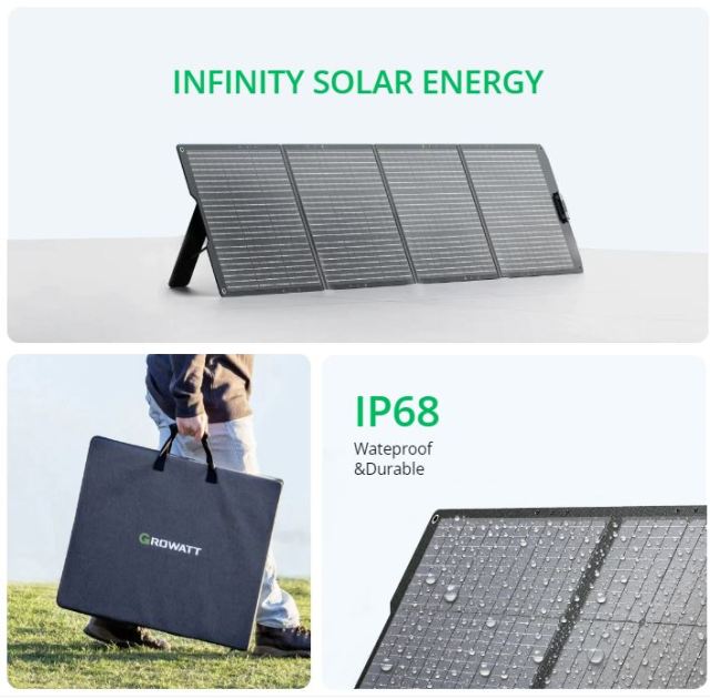 Growatt 200W Solar Panel
