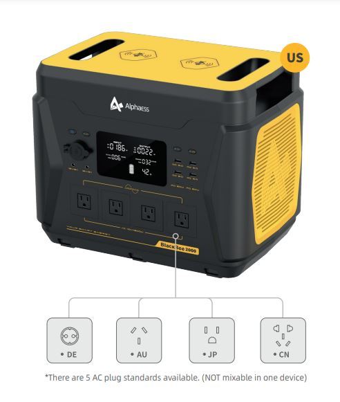 AlphaESS  Blackbee 2000  Portable Power Station 2203.2Wh