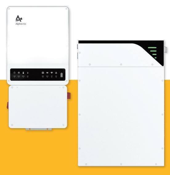 AlphaESS SMILE-SP/SPB SERIES  (SMILE-SP7.6/9.6, SMILE-SPB7.6/9.6) 7.6 / 9.6 kW, 8.2 - 49.2 kWh