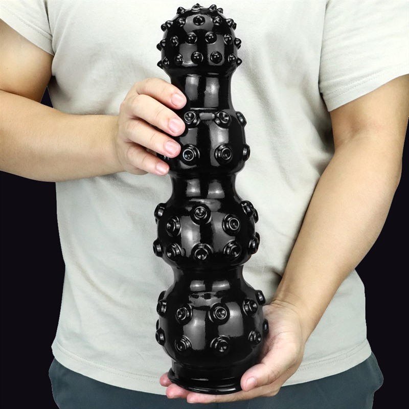 13 Inch Thickness Black Tentacle Anal Dildo For Advanced Play