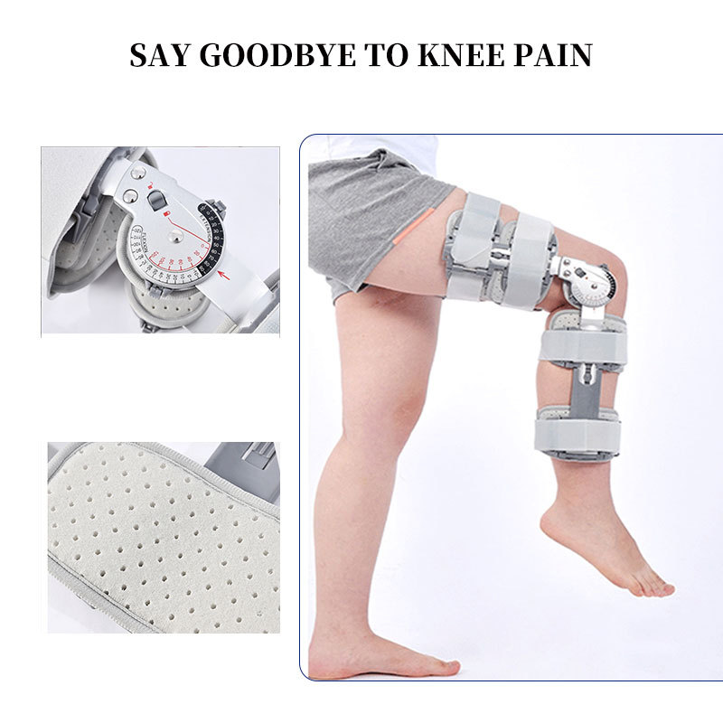 Knee joint fixation brace