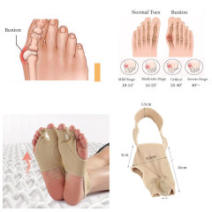 Manica per piede a doppia punta, pianta intera